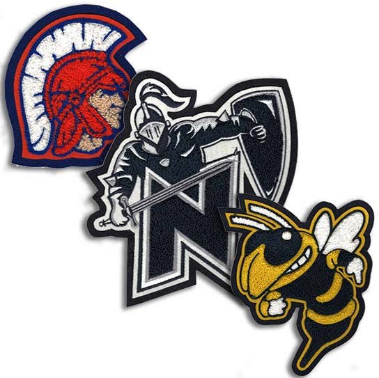Custom Chenille Patch - School Mascot